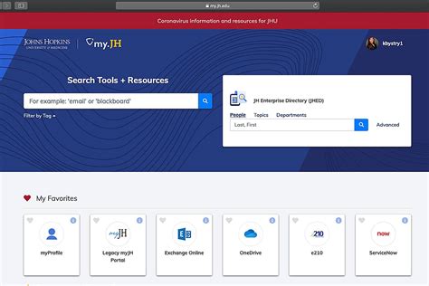 jh portal login